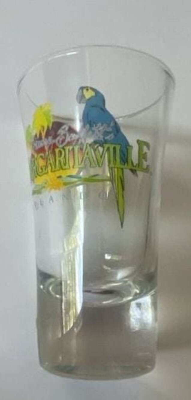 Margaritaville Orlando Flared Tall Parrot Shot Glass Souvenir